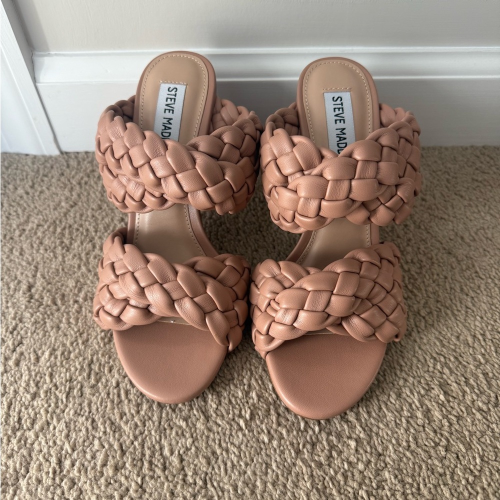 Steve Madden Women's Braided Heels in Tan
